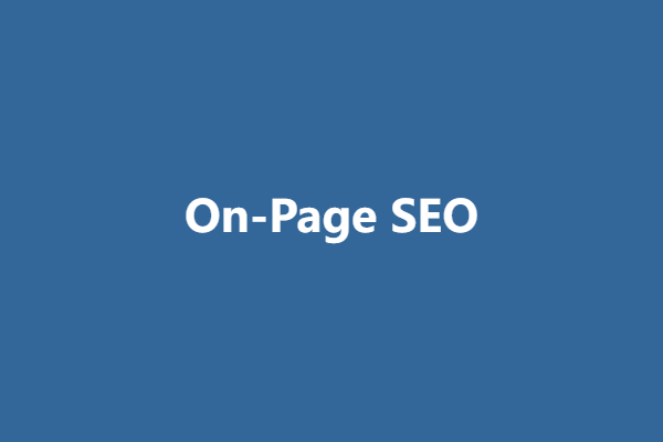 On-Page SEO